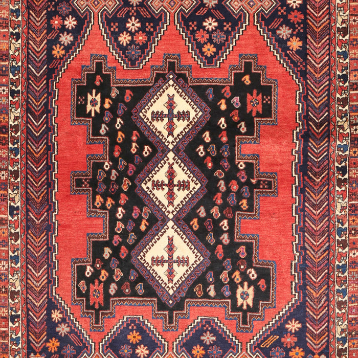 Traditional Saffron Red Persian Rug, tr633