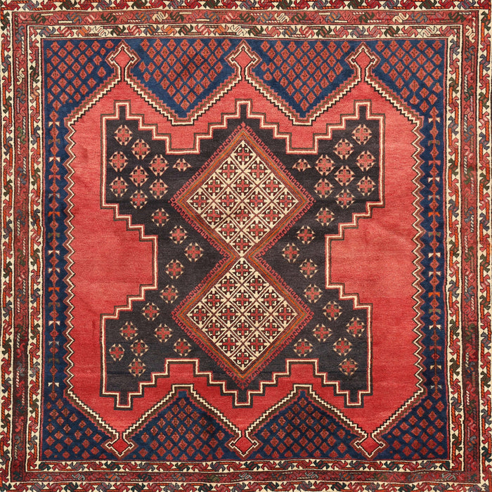 Square Traditional Red Persian Rug, tr634