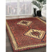 Machine Washable Traditional Bronze Brown Rug in a Family Room, wshtr635