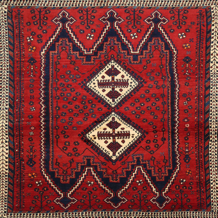 Square Traditional Red Persian Rug, tr636