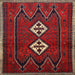 Square Traditional Red Persian Rug, tr636