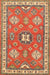 Machine Washable Traditional Red Rug, wshtr638