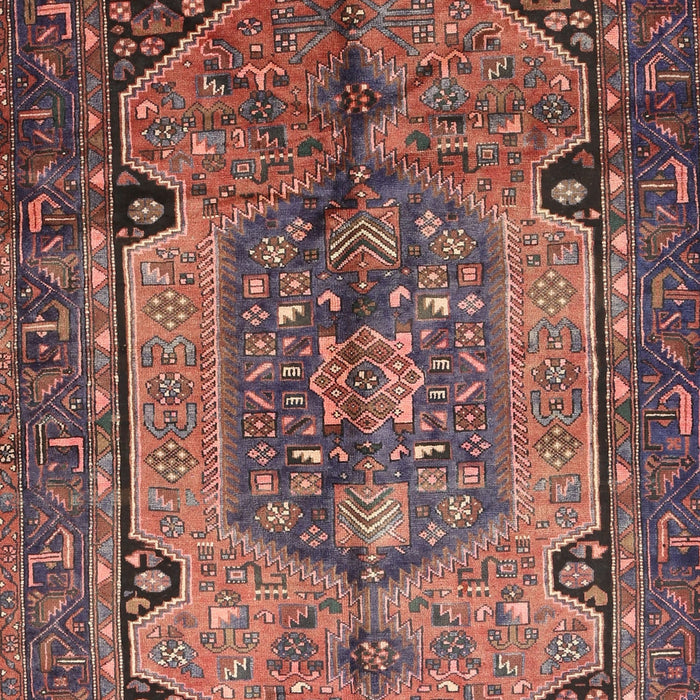 Traditional Copper Red Pink Persian Rug, tr639