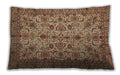 Traditional Classic Rectangular Dark Sienna Brown Lumbar Throw Pillow, 13 inch by 19 inch, lbtr63