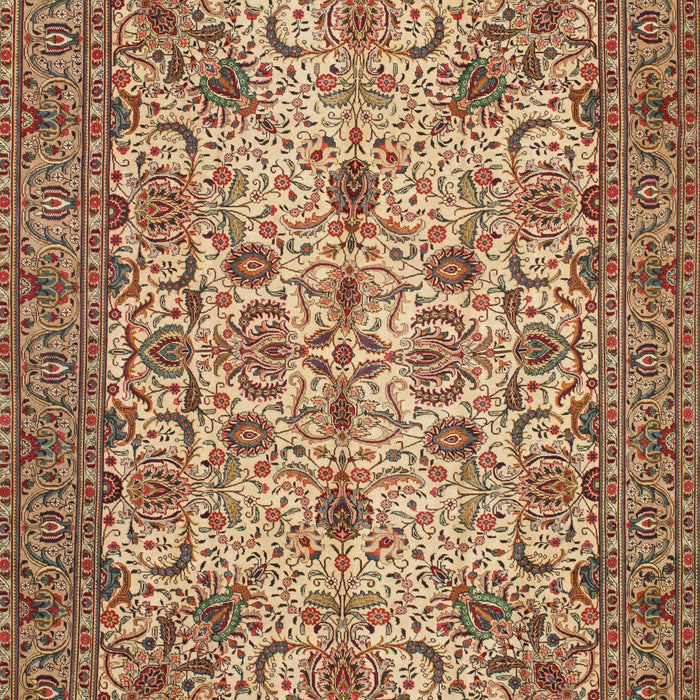 Traditional Dark Sienna Brown Persian Rug, tr63