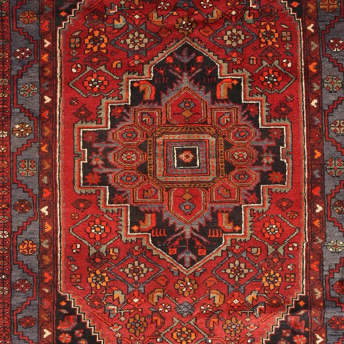 Machine Washable Traditional Dark Sienna Brown Rug, wshtr640