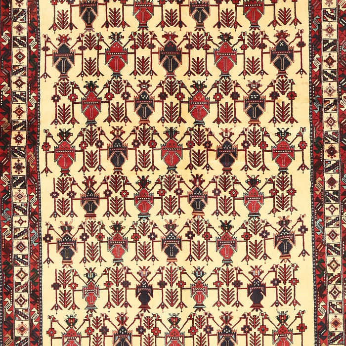 Traditional Saffron Red Persian Rug, tr641