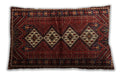 Traditional Classic Rectangular Sienna Brown Lumbar Throw Pillow, 13 inch by 19 inch, lbtr642