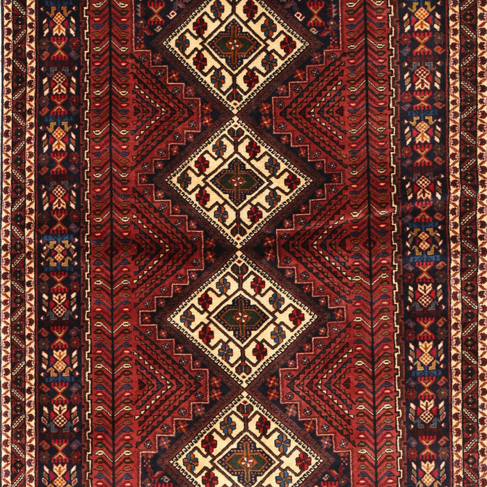 Traditional Sienna Brown Persian Rug, tr642