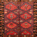 Square Traditional Red Persian Rug, tr645