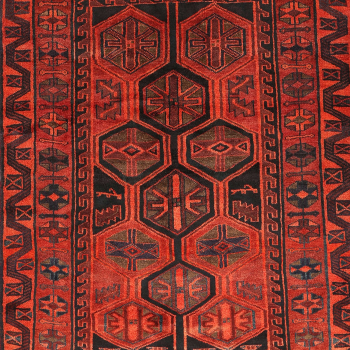 Traditional Brown Red Persian Rug, tr646