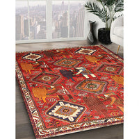 Traditional Bronze Brown Persian Rug, tr649