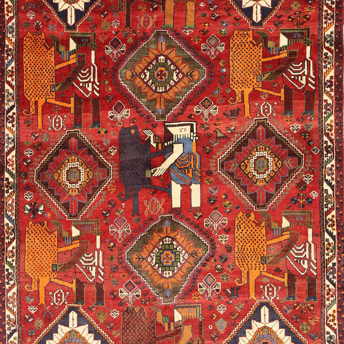Traditional Bronze Brown Persian Rug, tr649