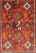 Machine Washable Traditional Bronze Brown Rug, wshtr649