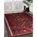 Machine Washable Traditional Red Rug in a Family Room, wshtr650