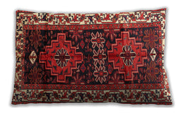 Traditional Classic Rectangular Dark Gold Brown Lumbar Throw Pillow, 13 inch by 19 inch, lbtr653