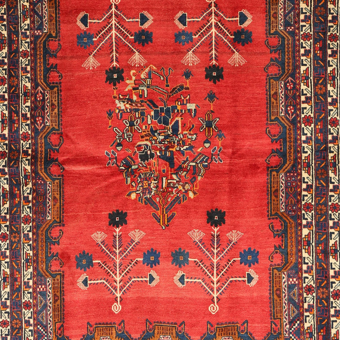 Traditional Sienna Brown Persian Rug, tr654