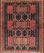 Traditional Deep Red Persian Rug, tr655