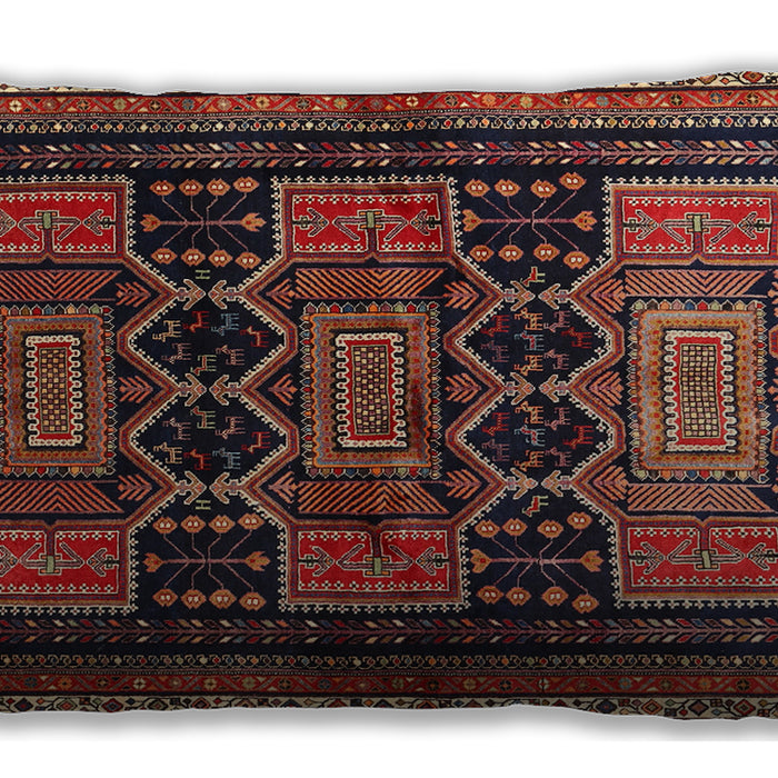 Traditional Classic Rectangular Deep Red Lumbar Throw Pillow, 13 inch by 19 inch, lbtr655