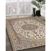 Traditional Brown Medallion Rug, tr657