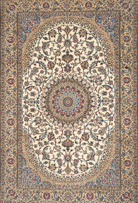 Machine Washable Traditional Brown Rug, wshtr657