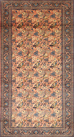 Machine Washable Traditional Dark Sienna Brown Rug, wshtr658