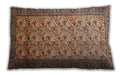 Traditional Classic Rectangular Dark Sienna Brown Lumbar Throw Pillow, 13 inch by 19 inch, lbtr658