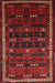Traditional Reddish Brown Persian Rug, tr662