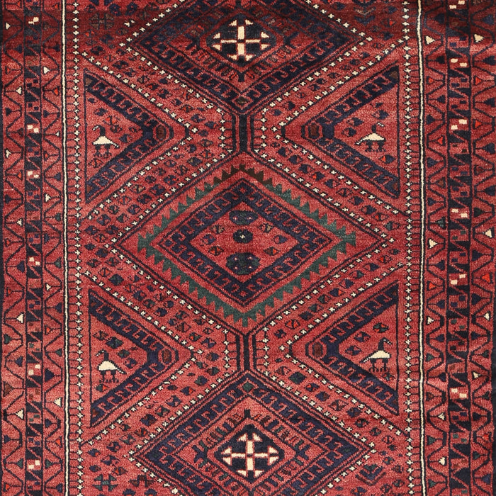 Machine Washable Traditional Chestnut Brown Rug, wshtr663