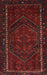 Machine Washable Traditional Bakers Brown Rug, wshtr667