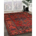 Machine Washable Traditional Dark Sienna Brown Rug in a Family Room, wshtr672