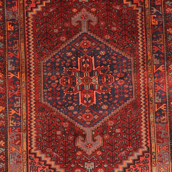 Traditional Brown Red Persian Rug, tr674
