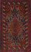 Machine Washable Traditional Dark Brown Rug, wshtr676