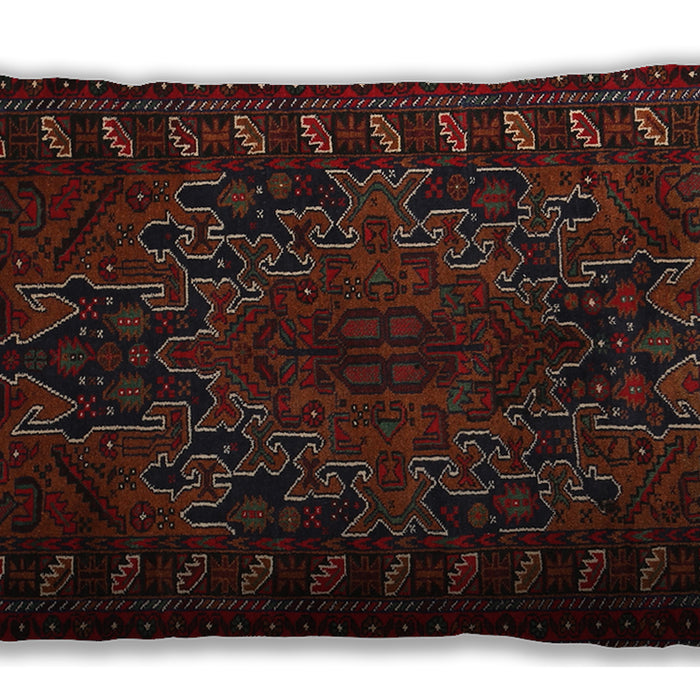 Traditional Classic Rectangular Dark Brown Lumbar Throw Pillow, 13 inch by 19 inch, lbtr676