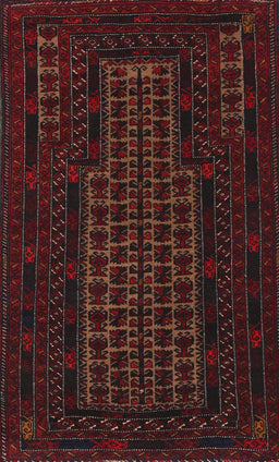 Machine Washable Traditional Bakers Brown Rug, wshtr677