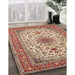 Machine Washable Traditional Fire Brick Red Rug in a Family Room, wshtr67