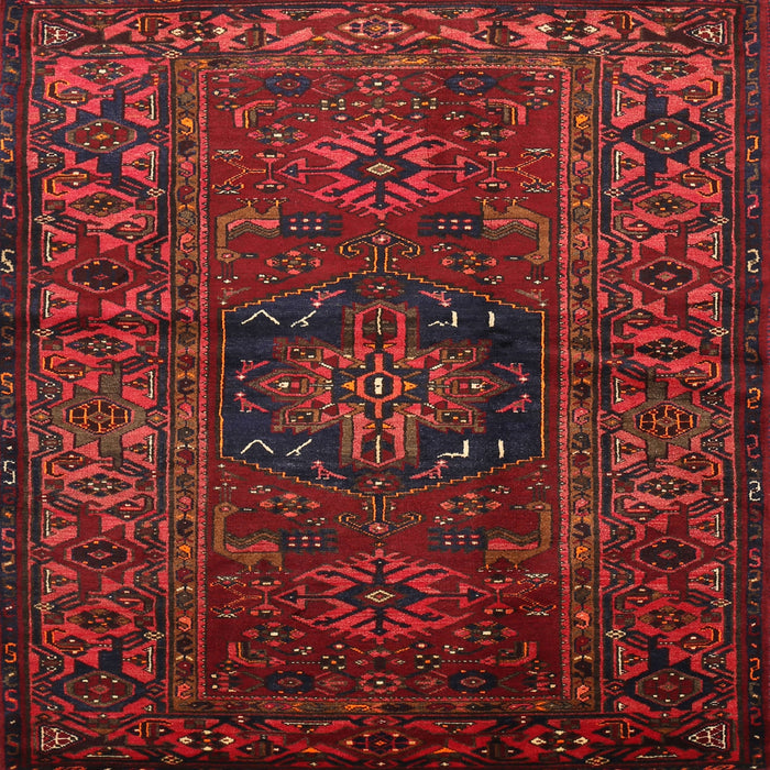 Square Traditional Red Persian Rug, tr682
