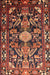 Traditional Rust Pink Animal Rug, tr684