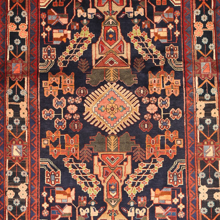 Traditional Rust Pink Animal Rug, tr684