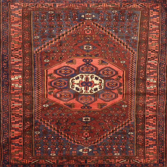 Square Traditional Red Persian Rug, tr686