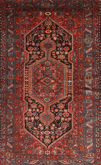 Machine Washable Traditional Sienna Brown Rug, wshtr687