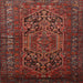 Square Traditional Sienna Brown Persian Rug, tr687