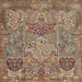 Square Traditional Sienna Brown Animal Rug, tr68