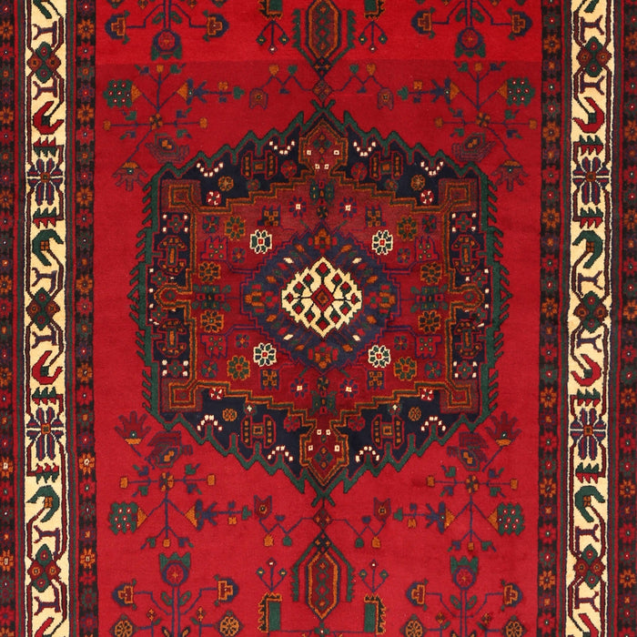 Machine Washable Traditional Sepia Brown Rug, wshtr694