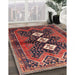 Machine Washable Traditional Saffron Red Rug in a Family Room, wshtr698