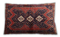 Traditional Classic Rectangular Saffron Red Lumbar Throw Pillow, 13 inch by 19 inch, lbtr698