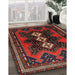 Traditional Brown Persian Rug in Family Room, tr700