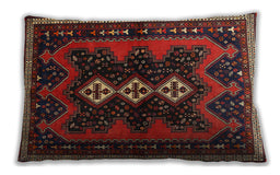 Traditional Classic Rectangular Brown Lumbar Throw Pillow, 13 inch by 19 inch, lbtr700