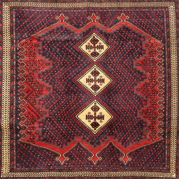 Square Traditional Brown Persian Rug, tr701