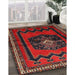 Traditional Red Persian Rug in Family Room, tr702